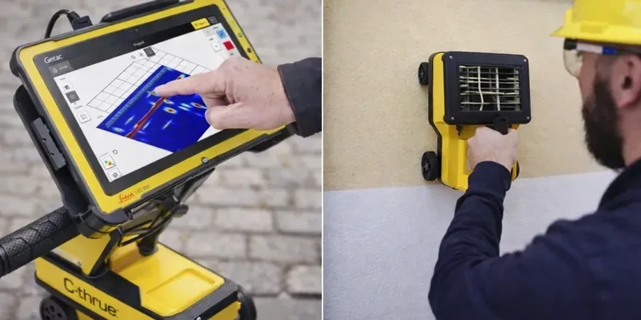 Illustrative image of GPR (Ground Penetrating Radar) survey in Anchorage